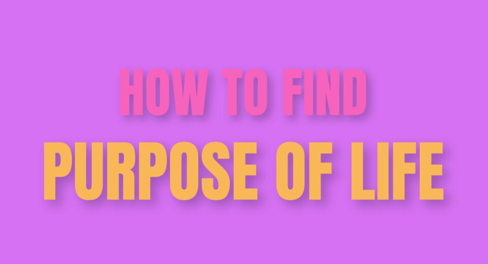 Find the Purpose of Our Life